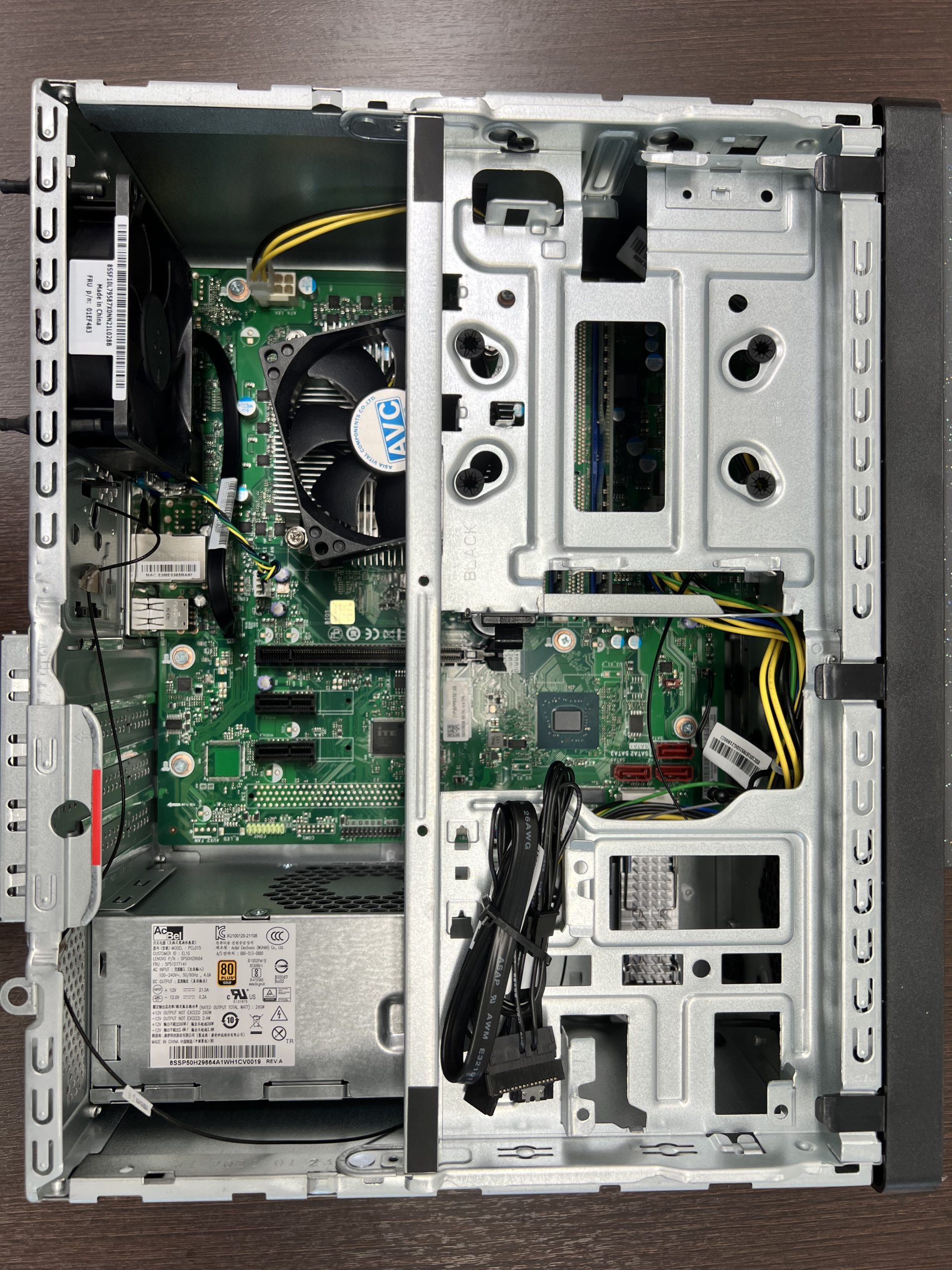 ThinkCentre Neo 50t Mini-Tower Gen 3 RAM,SSD換装